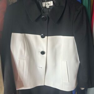 Elegant Black and White Women's Jacket